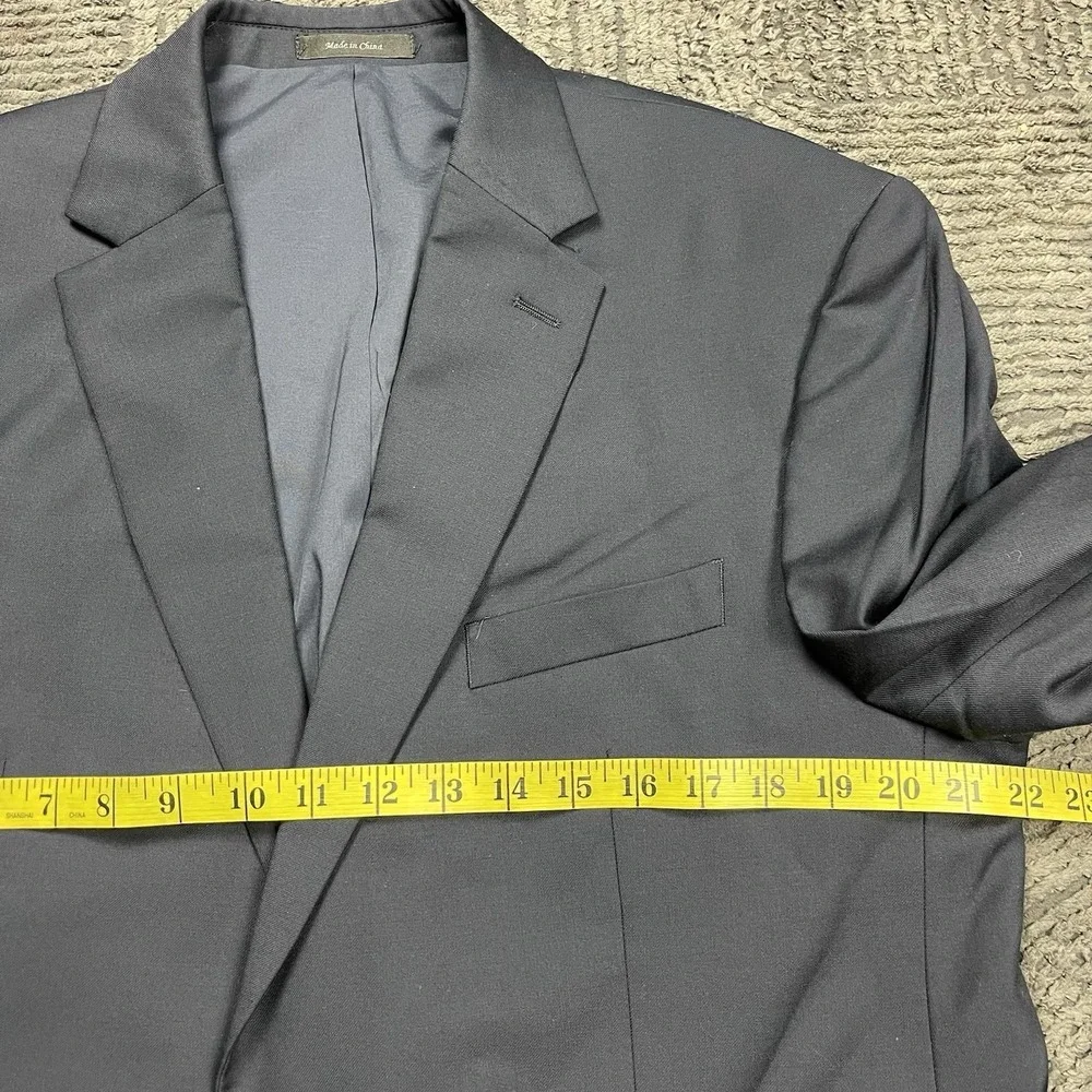 Lauren‎ Ralph Lauren Blazer 44R Navy Blue 100% Wool Gold Buttons Sport Coat - Picture 6 of 10